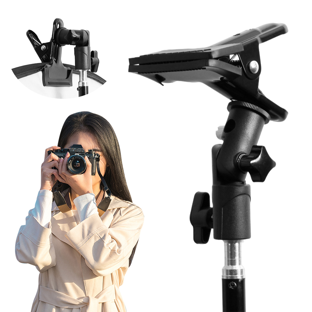 Umbrella Led Clip - Reflektor-Metallclip-Halterung, 1/4 Zoll bis 3/8 Zoll