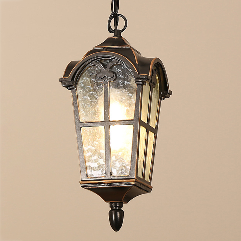 Outdoor Lighting Under Roof - Kronleuchter im Freien, wasserdicht, chinesische Retro-Gartenleuchte,