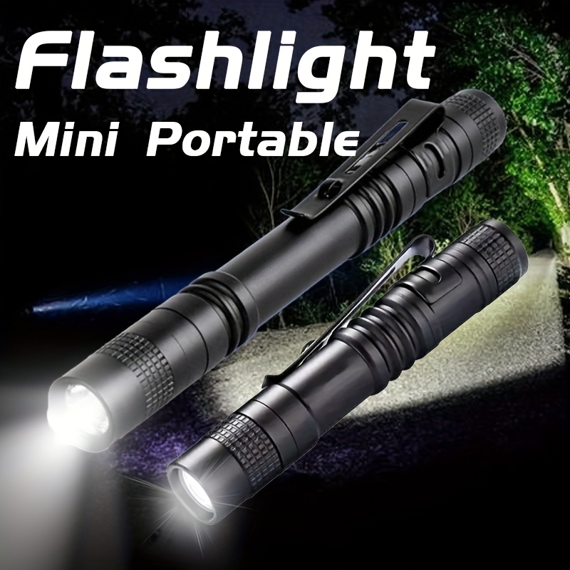 Outdoor Lighting Lumen - Tragbare Mini-LED-Taschenlampe, ultrahell, hohe Lumen, Handstiftlicht,