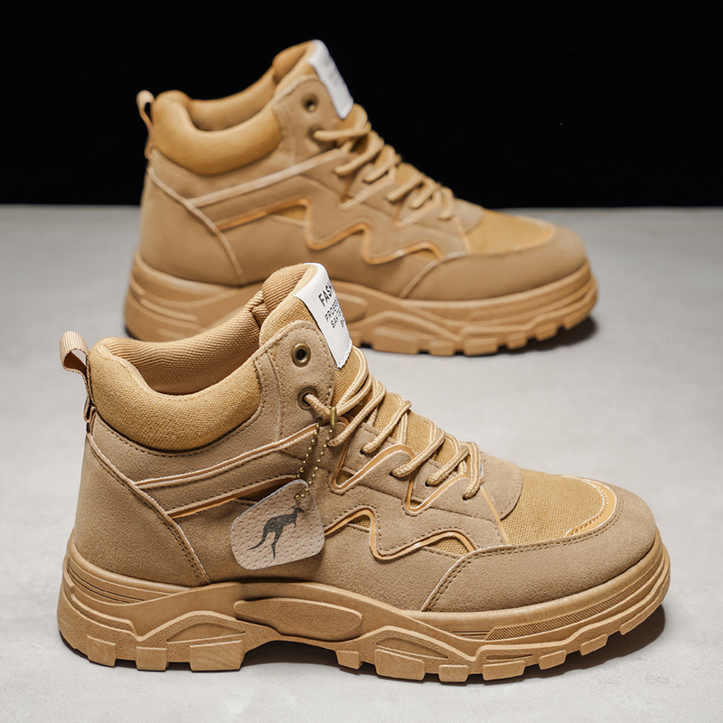 Outdoor Lighting Round - Herren-Freizeitstiefel für alle Jahreszeiten, hohe Outdoor-Wanderschuhe