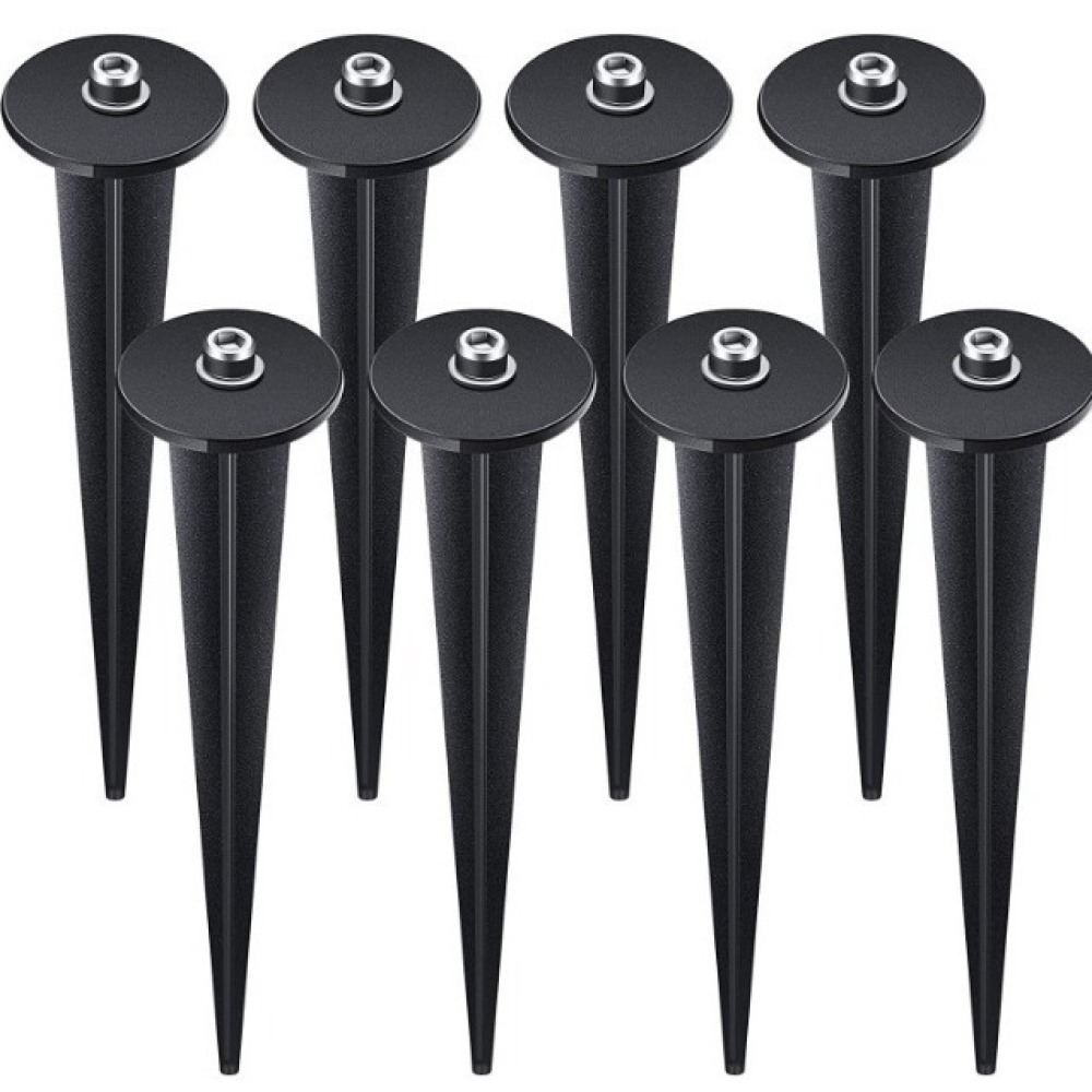 Outdoor Lighting Ground Fixtures - Solar-Gartenscheinwerfer für den Außenbereich, Boden-Einsteckhalterung, Stützpfahl,