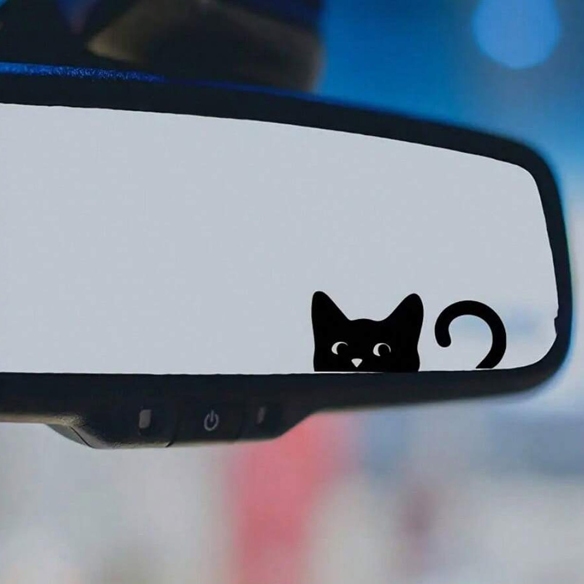 Outdoor Lighting With Outlet - Katzenaufkleber, Mini-Katzen, Peep-Katzen, Spiegelaufkleber, Autoaufkleber, Vinylaufkleber