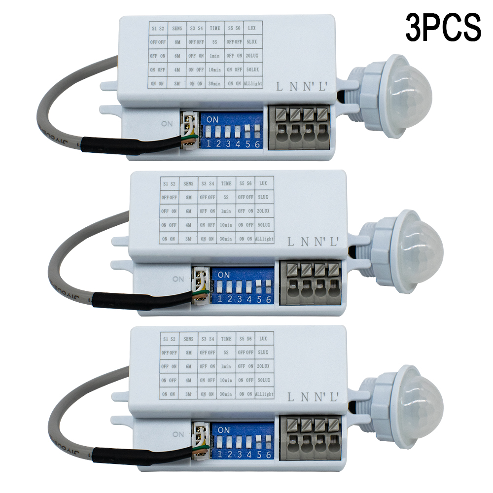 Motion Sensor Outdoor - Bewegungsmelder-Lichtschalter, 220 V, 110 V, Pir-Anwesenheitssensor