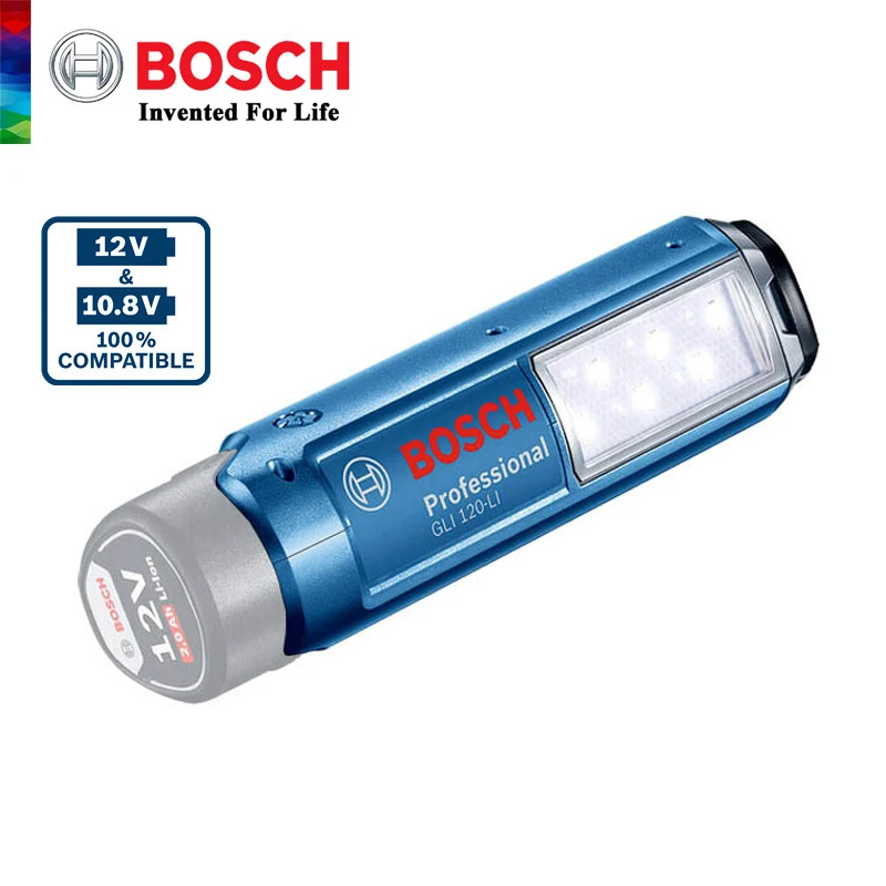 Outdoor Lighting Lumen - Bosch wiederaufladbare Leuchte GLI 120-LI, tragbare