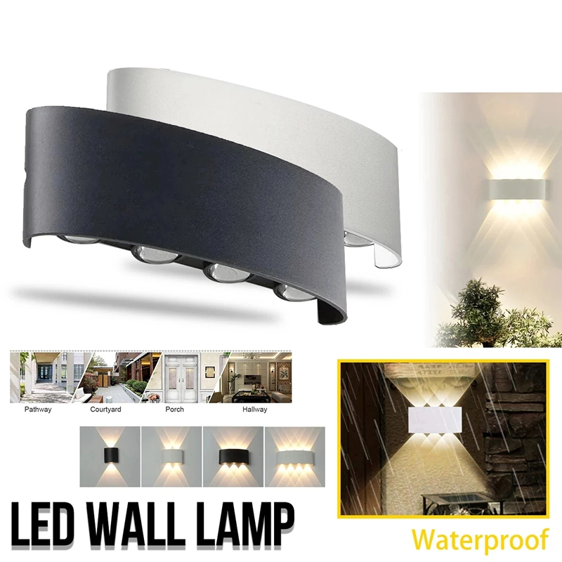 Outdoor Lighting With Outlet - Moderne Led Wand Lampe Outdoor Treppen