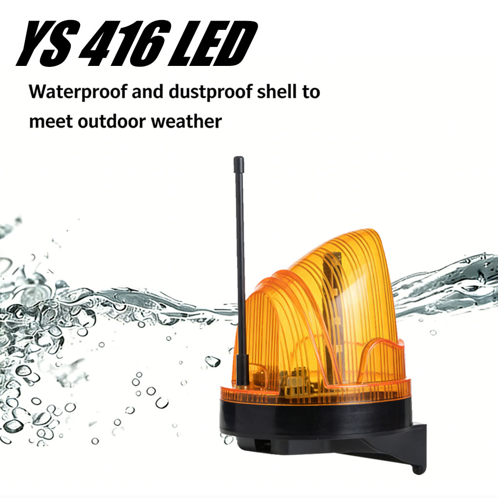 Outdoor Lighting With Outlet - Universelle 12V/220V LED-Blitzwarnleuchte für den Außenbereich,