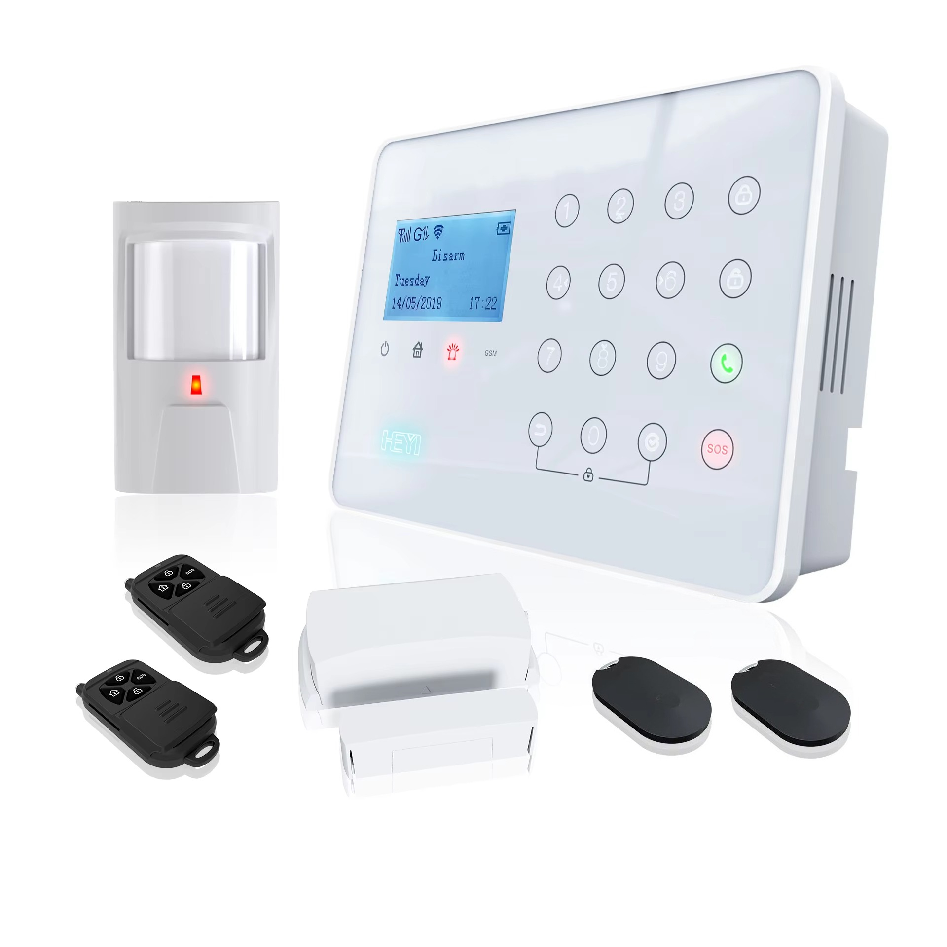 Motion Sensor Outdoor - Alarmsystem Drahtlose Sicherheitssysteme für Zuhause im
