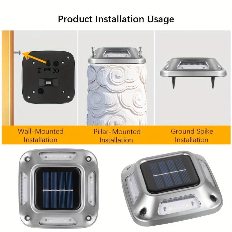 8 Stück Solar-Wegeleuchten für – Outdoor Lighting Ground Fixtures Bewertung und Preis