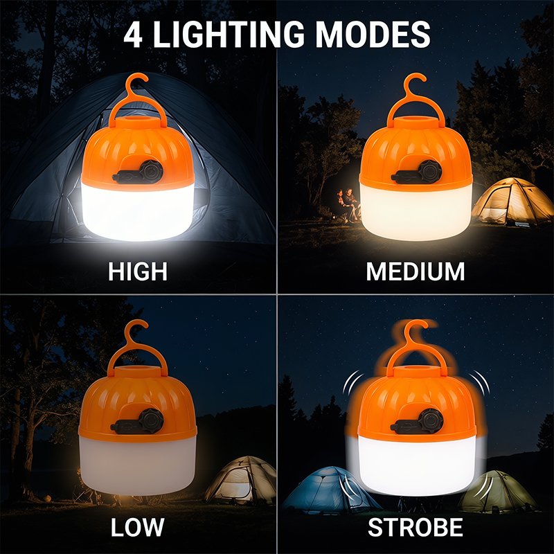 Mini Tragbare LED-Kürbislampe  – Outdoor Lighting Lumen Bewertung und Preis