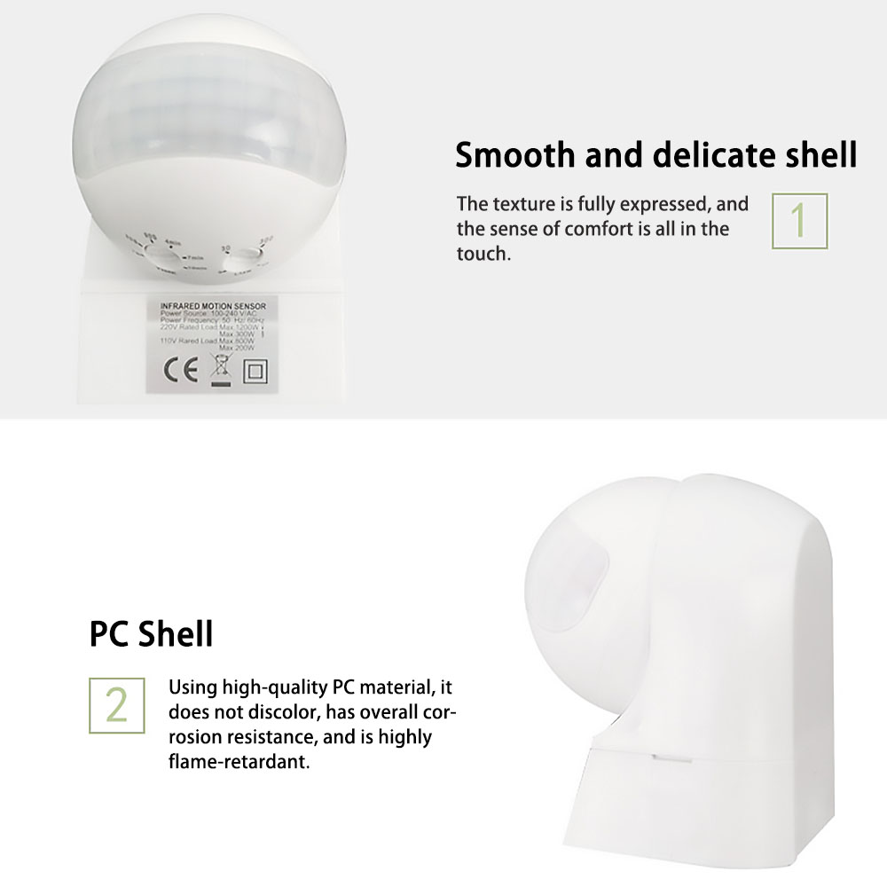 220V Outdoor Wasserdichter Wan – Motion Sensor Outdoor Bewertung und Preis