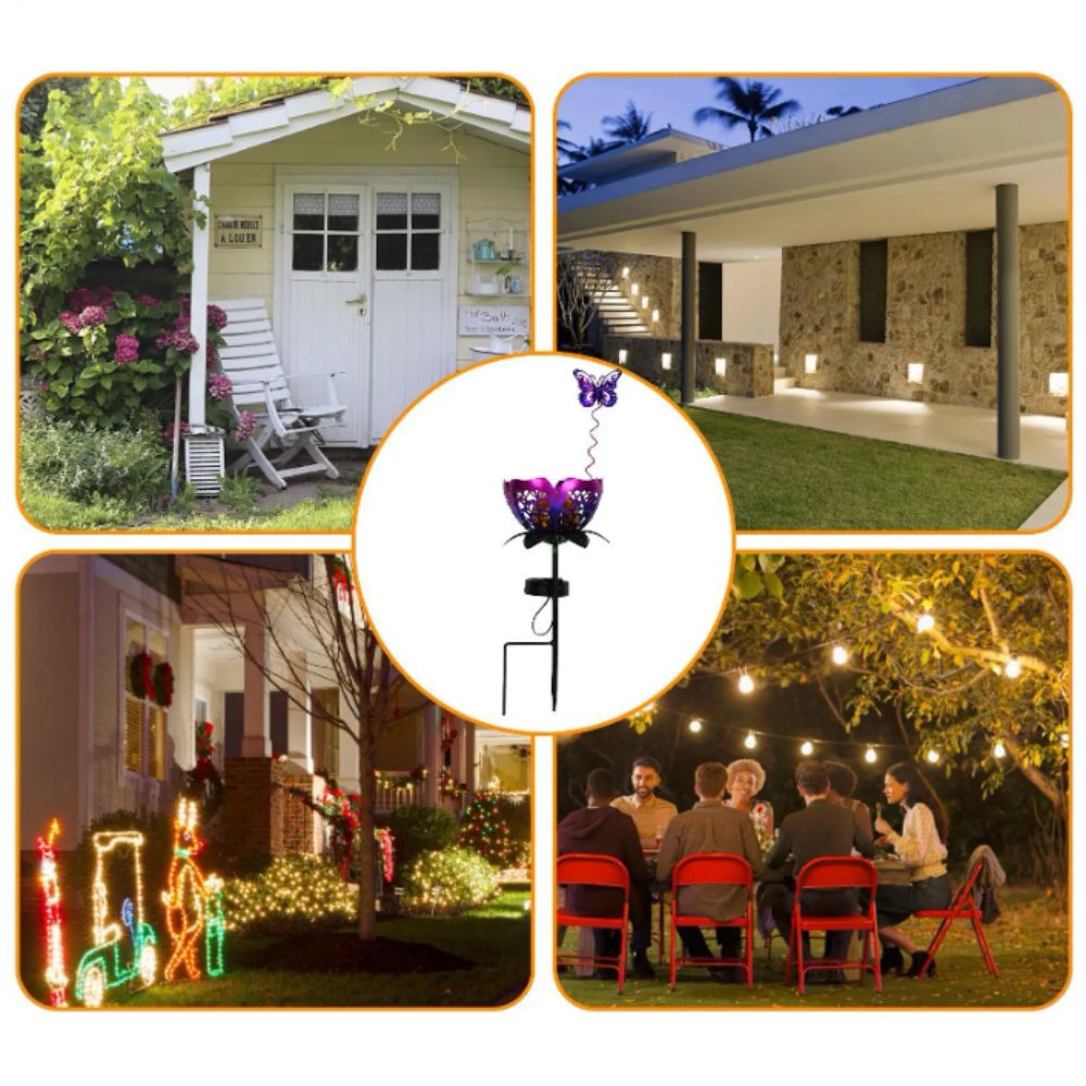 Lotusförmige solarbetriebene L – Outdoor Lighting Ground Fixtures Bewertung und Preis
