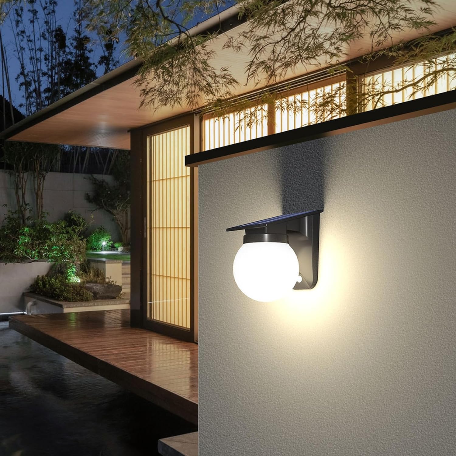 Solar-Kugel-Wandleuchten für d – Outdoor Lighting With Outlet Bewertung und Preis