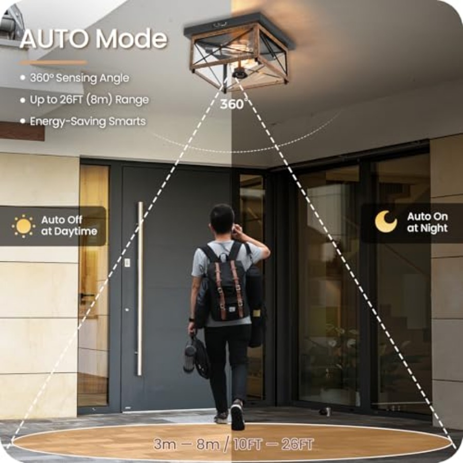 Außen-Deckenleuchte mit Bewegu – Outdoor Lighting Sensor Bewertung und Preis