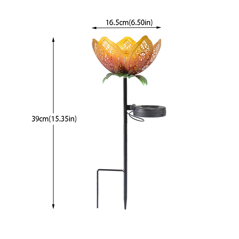 Lotusförmige solarbetriebene L – Outdoor Lighting Ground Fixtures Bewertung und Preis