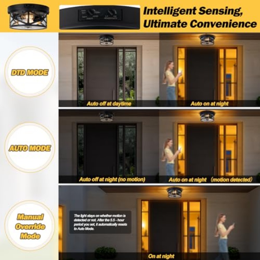 Deckenleuchte mit Bewegungsmel – Outdoor Lighting Sensor Bewertung und Preis