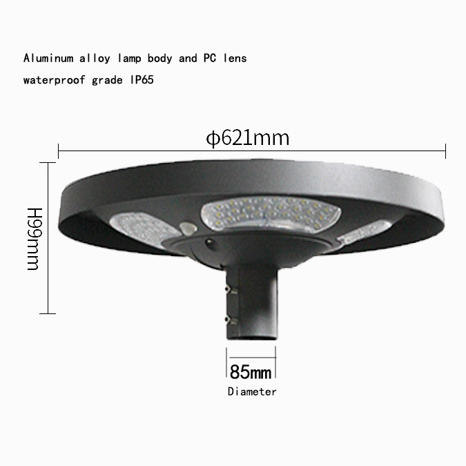 Wasserdichte IP65 UFO Solar-LE – Outdoor Lighting Sensor Bewertung und Preis