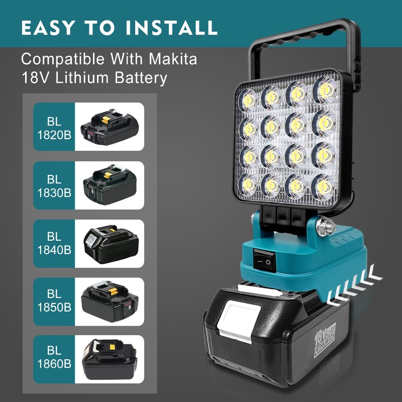 Tragbarer Baustellen-Flutlicht – Outdoor Lighting Milwaukee Bewertung und Preis